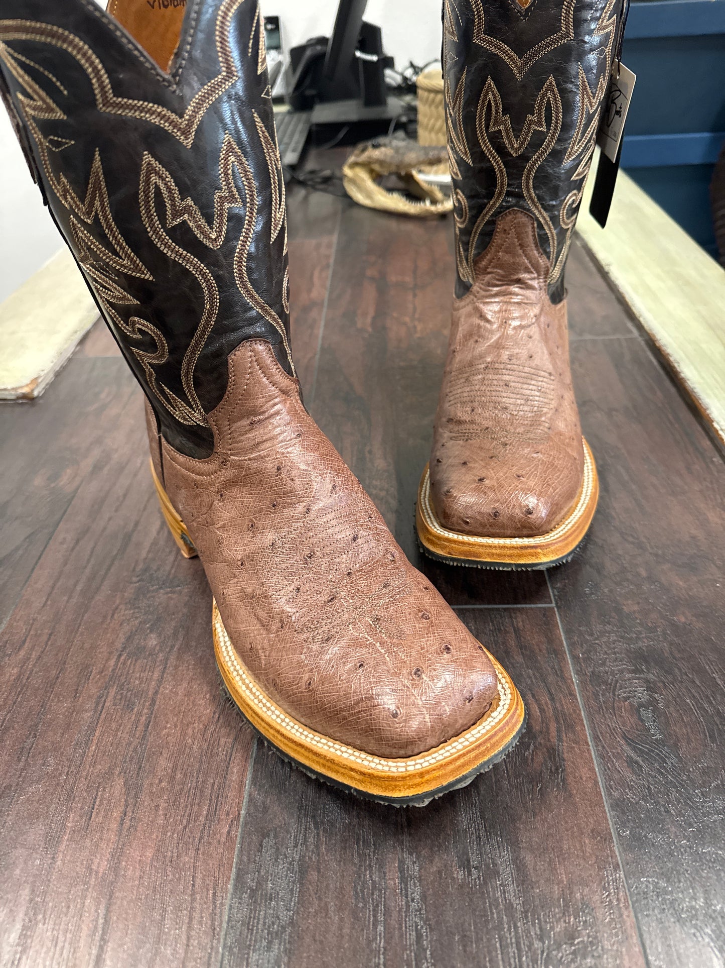 Ostrich Belly Steel Toe