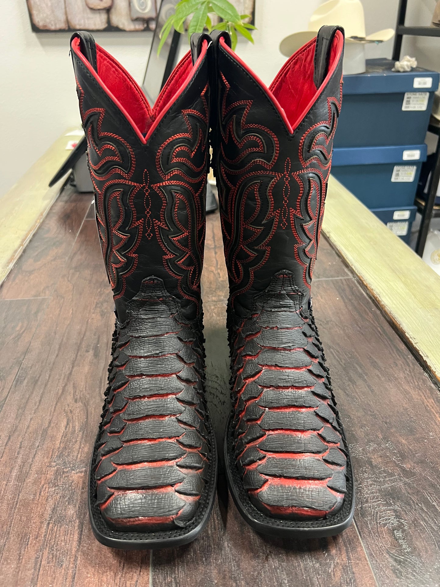Rock’Em- Black/Red Jumbo Python