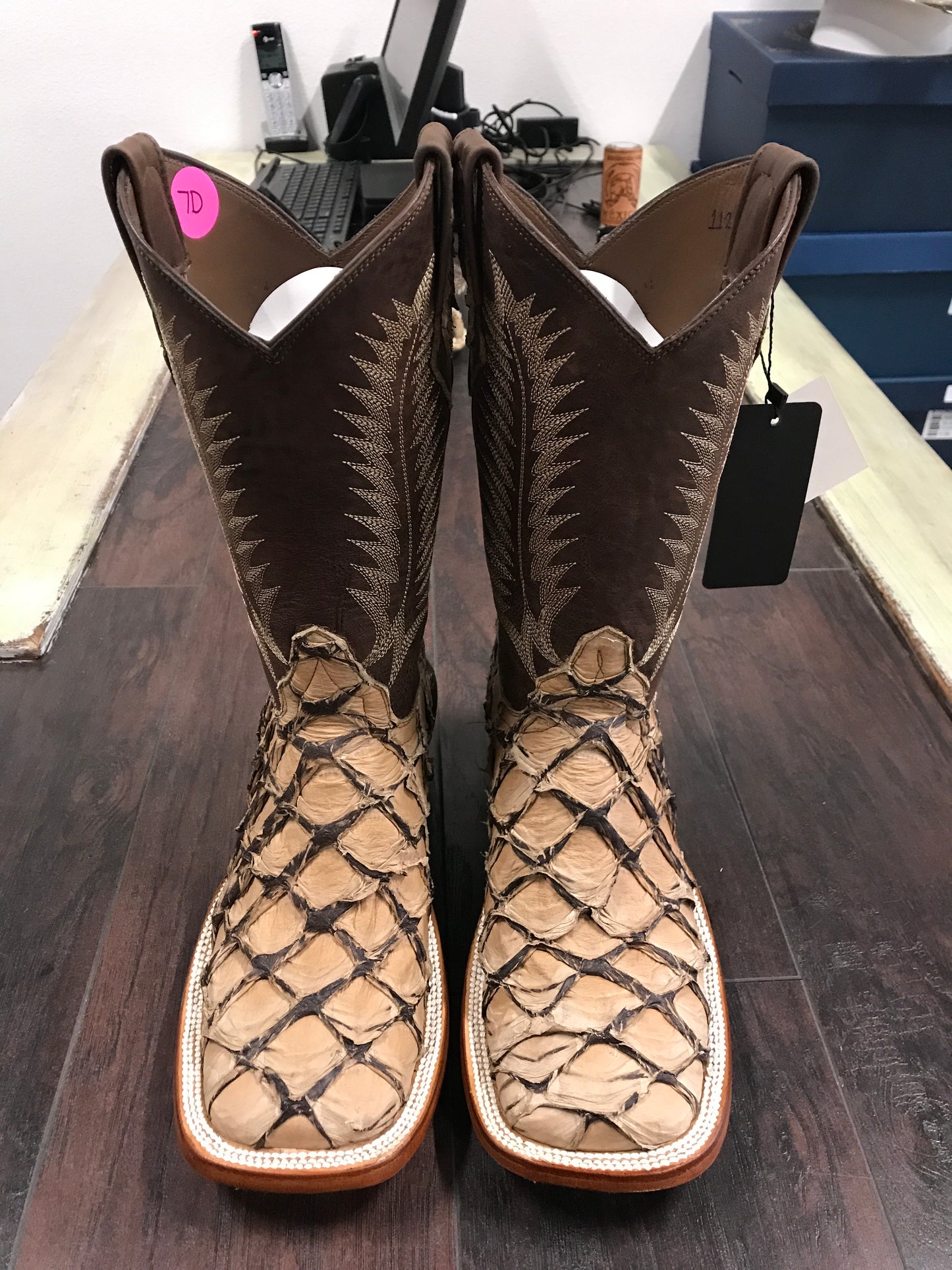 PRR-Choco Matte Riding heel