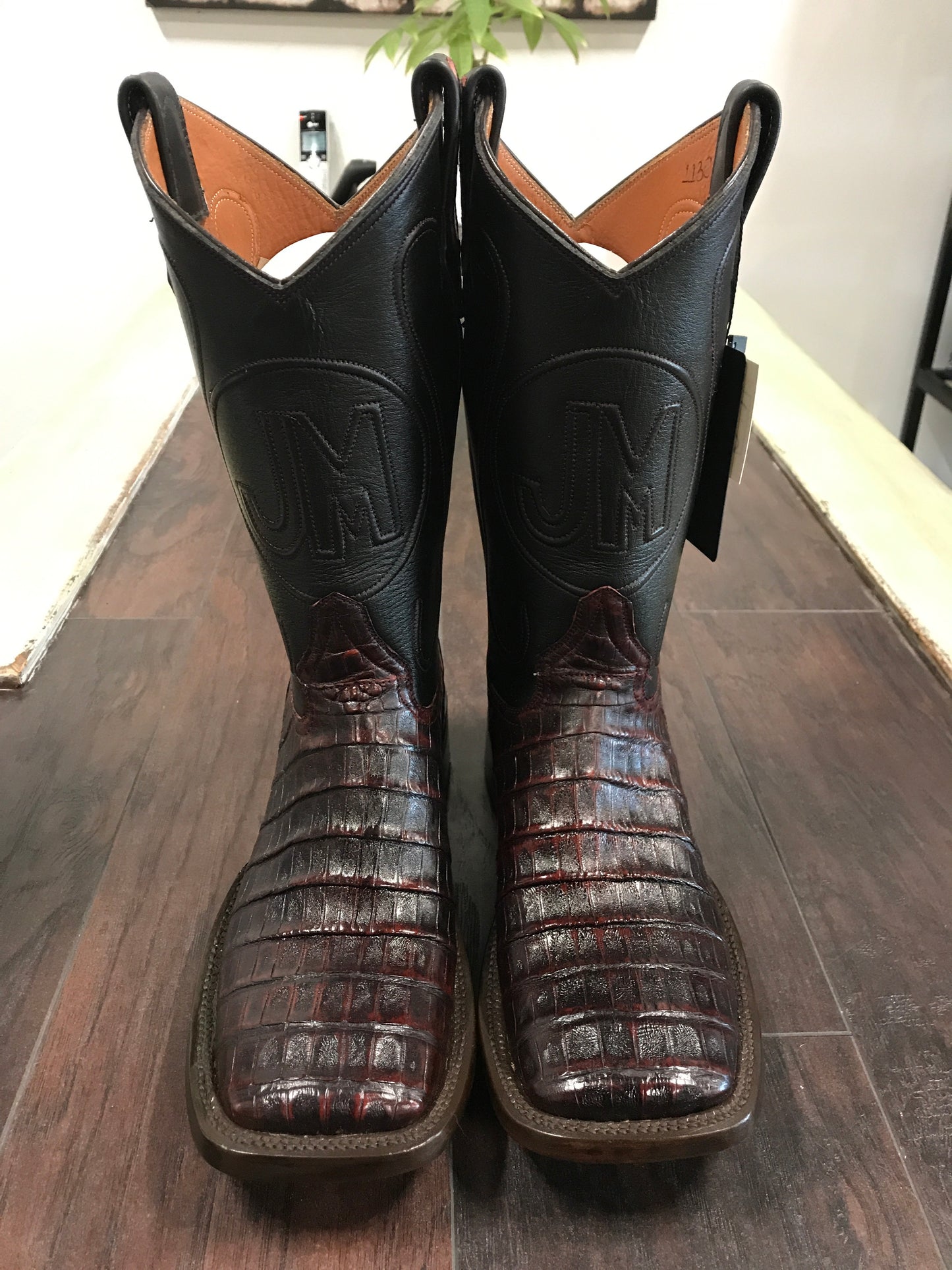 Caiman belly- Black cherry