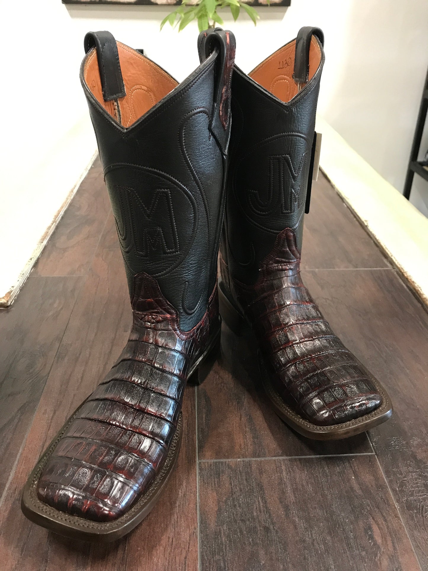 Caiman belly- Black cherry