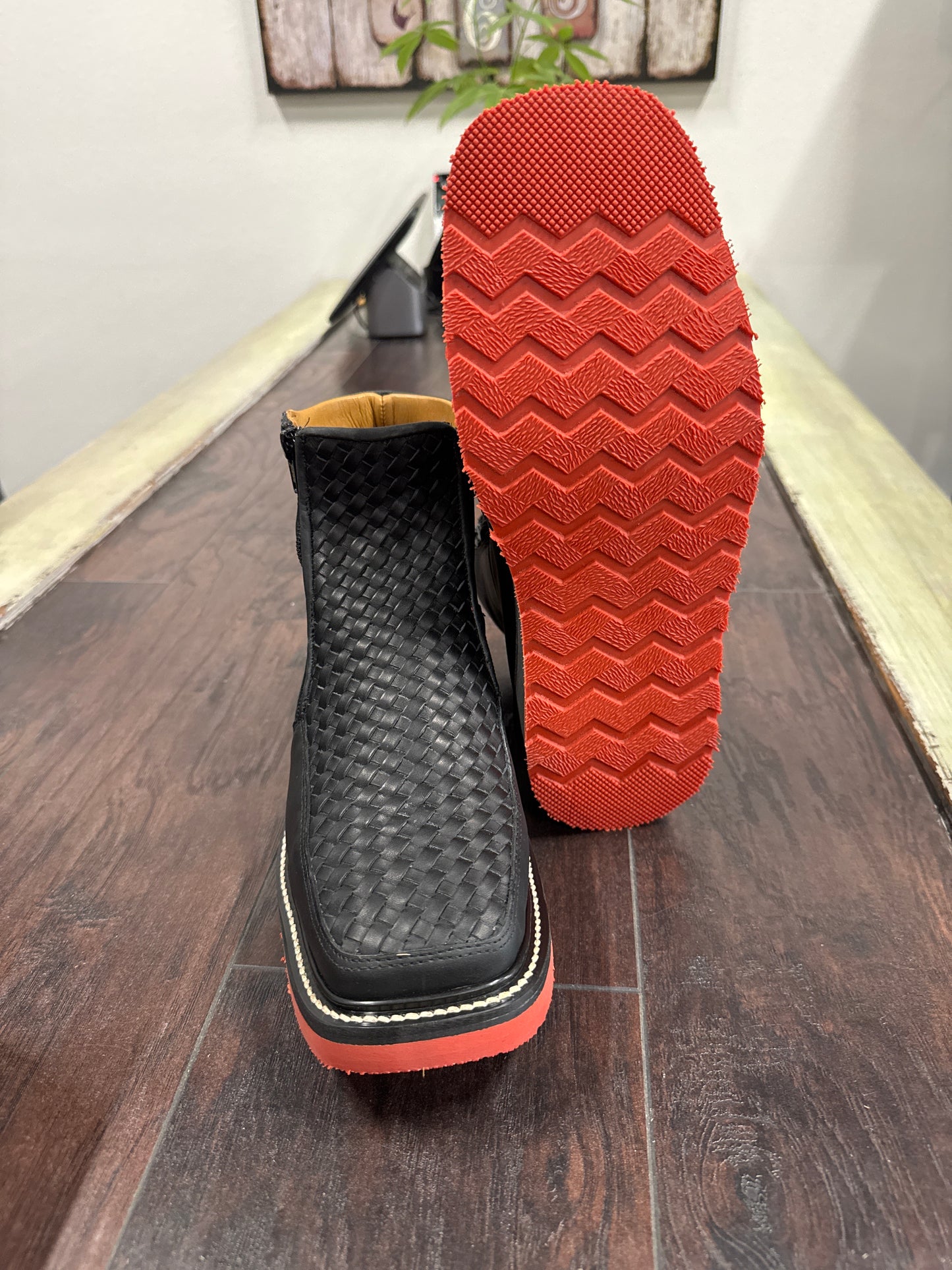 HT Botin tejido Suela Roja