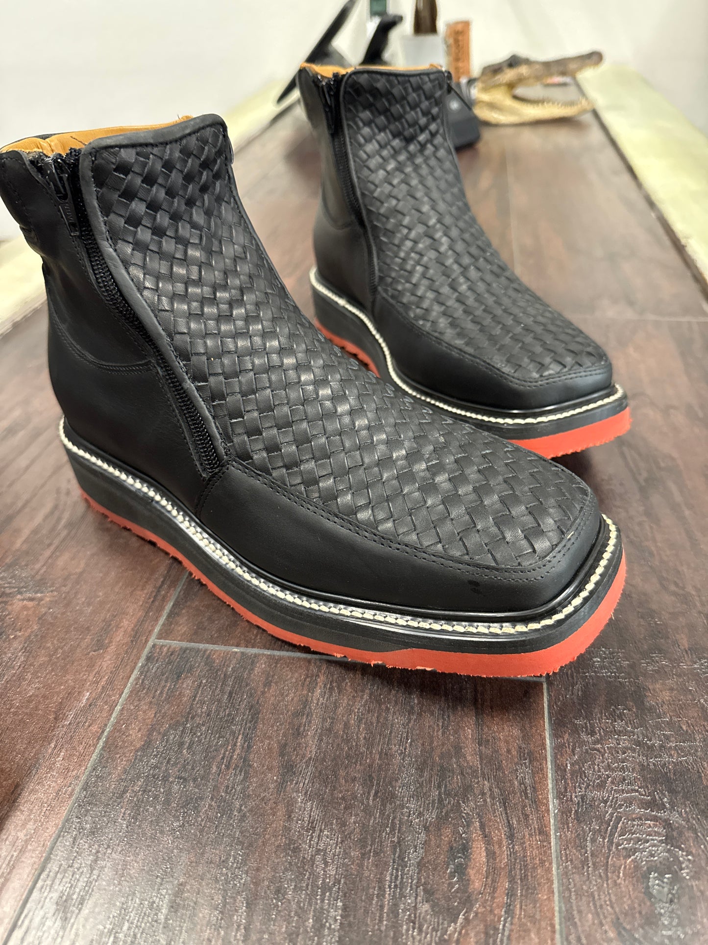 HT Botin tejido Suela Roja