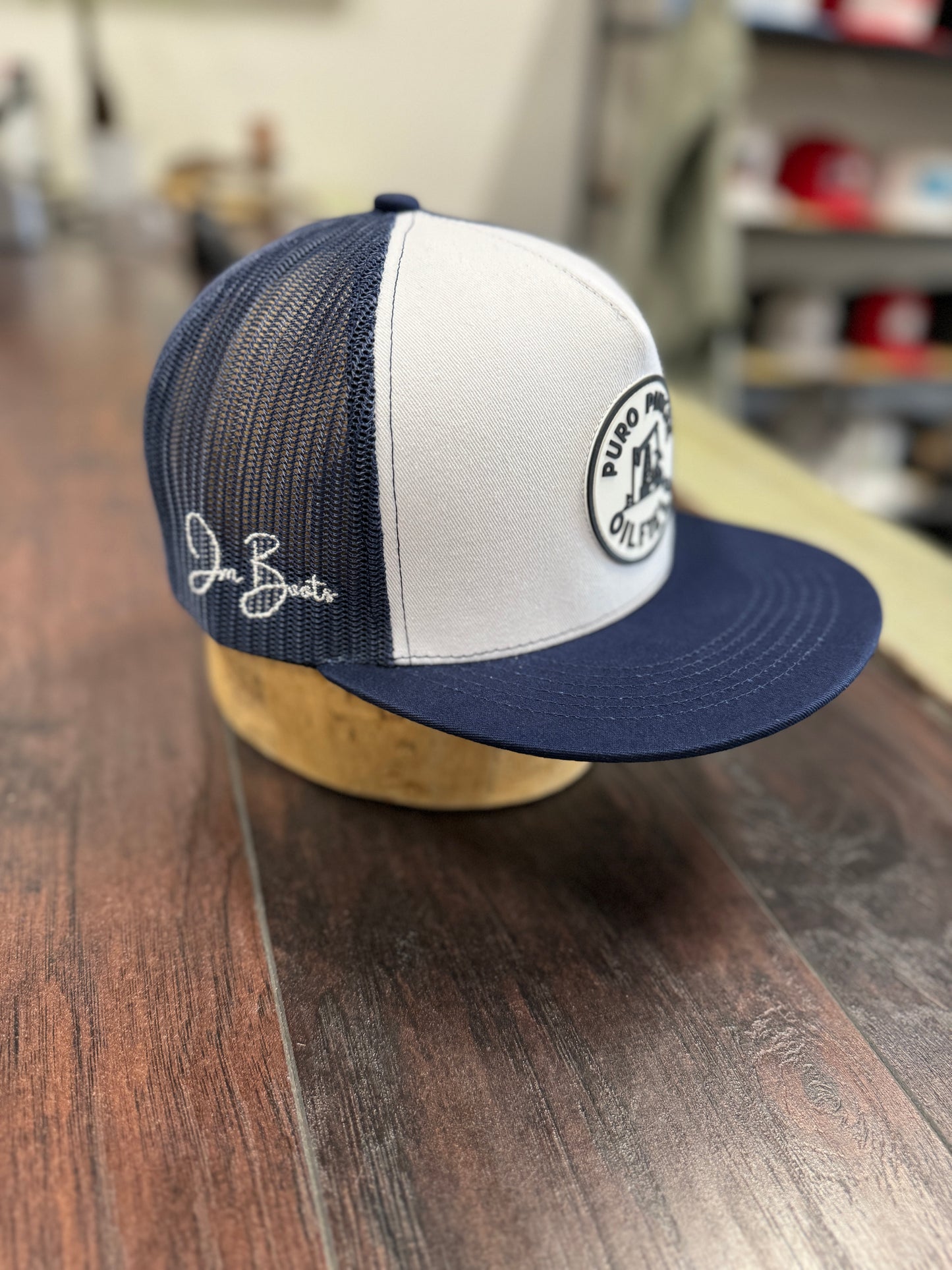 Puro Pinche Oilfield PVC Navy/white