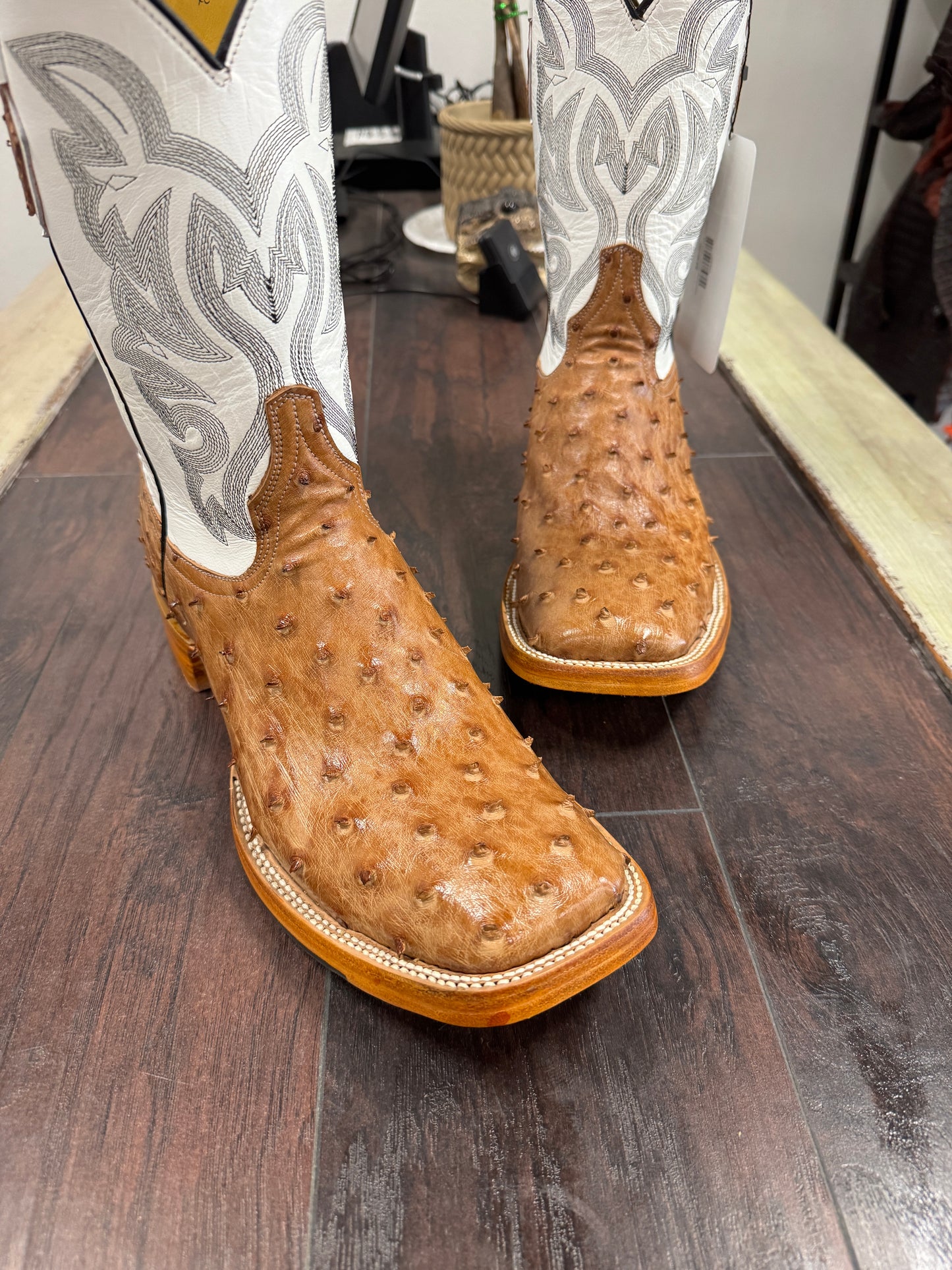 Ostrich Brandy Bruciato Hybrid Sole