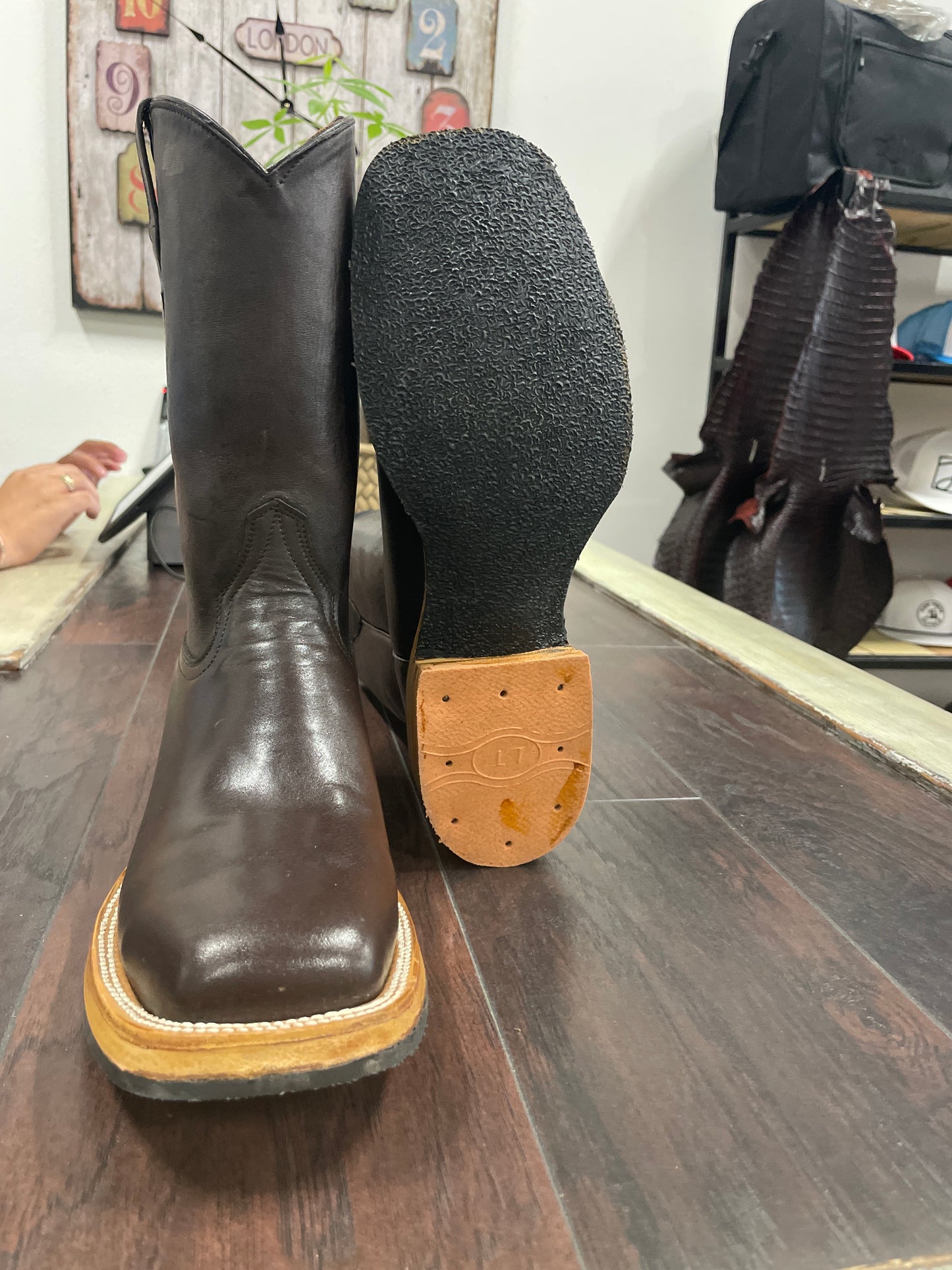 Leather- Dark Brown