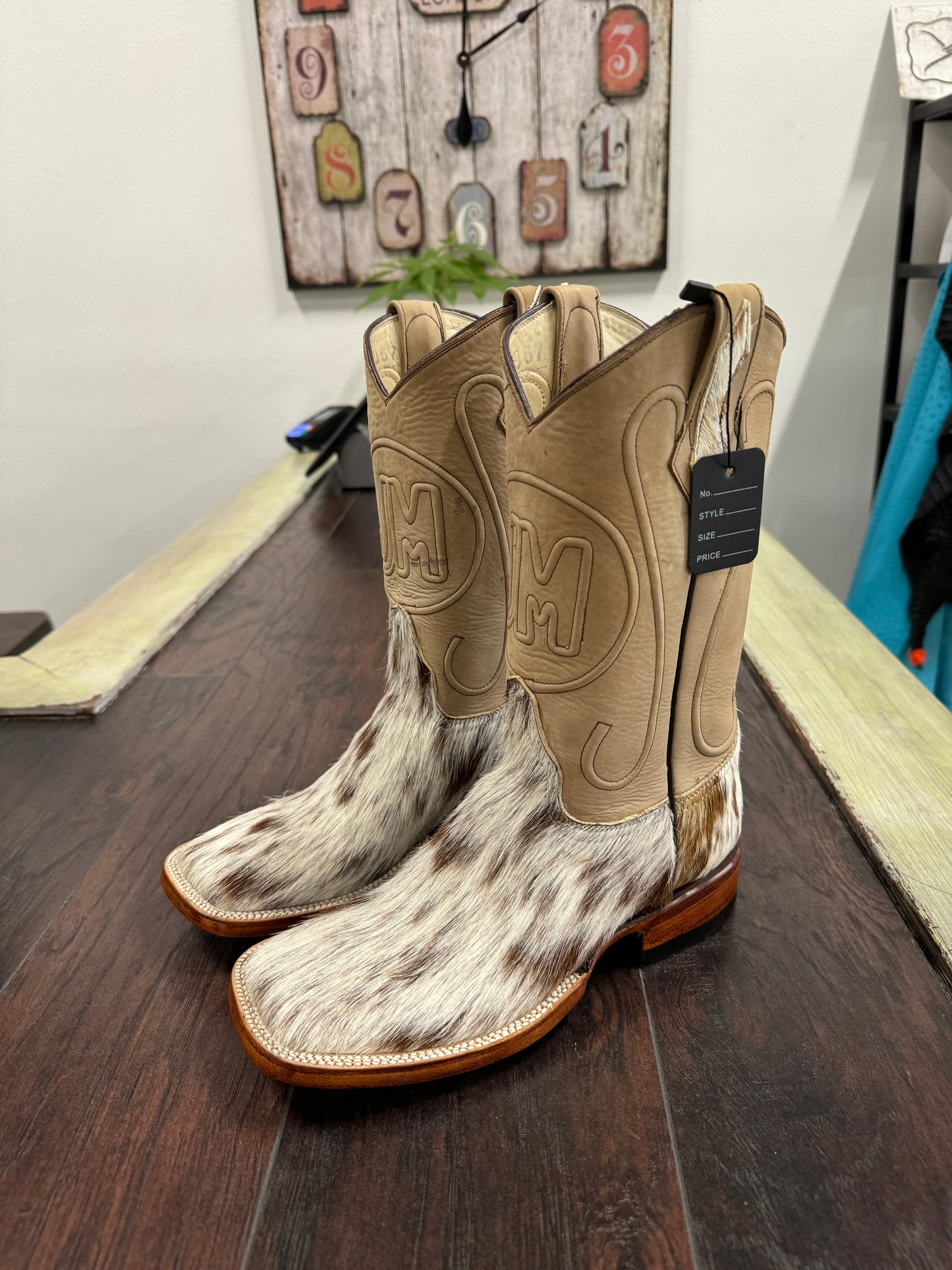 Cowhide-Br/wh Sz 5.5 E