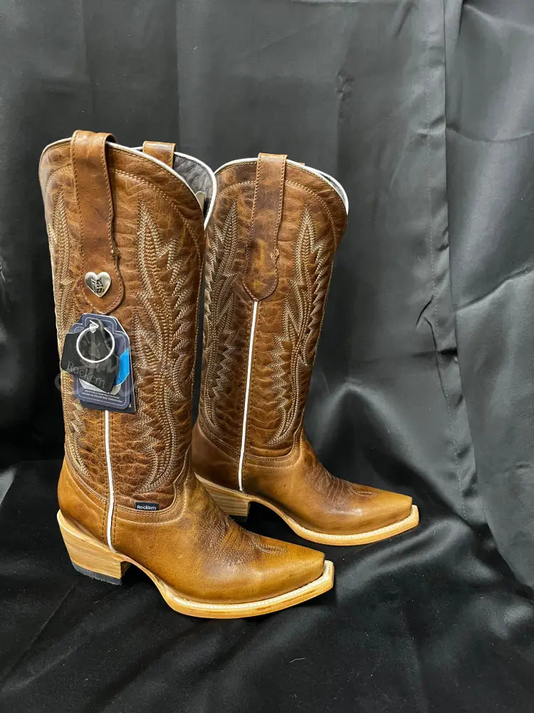 Abril Midi Honey Snip Toe - Cowboy boots