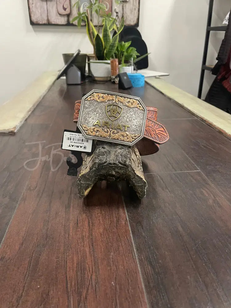 Ariat Floral Tooled Belt
