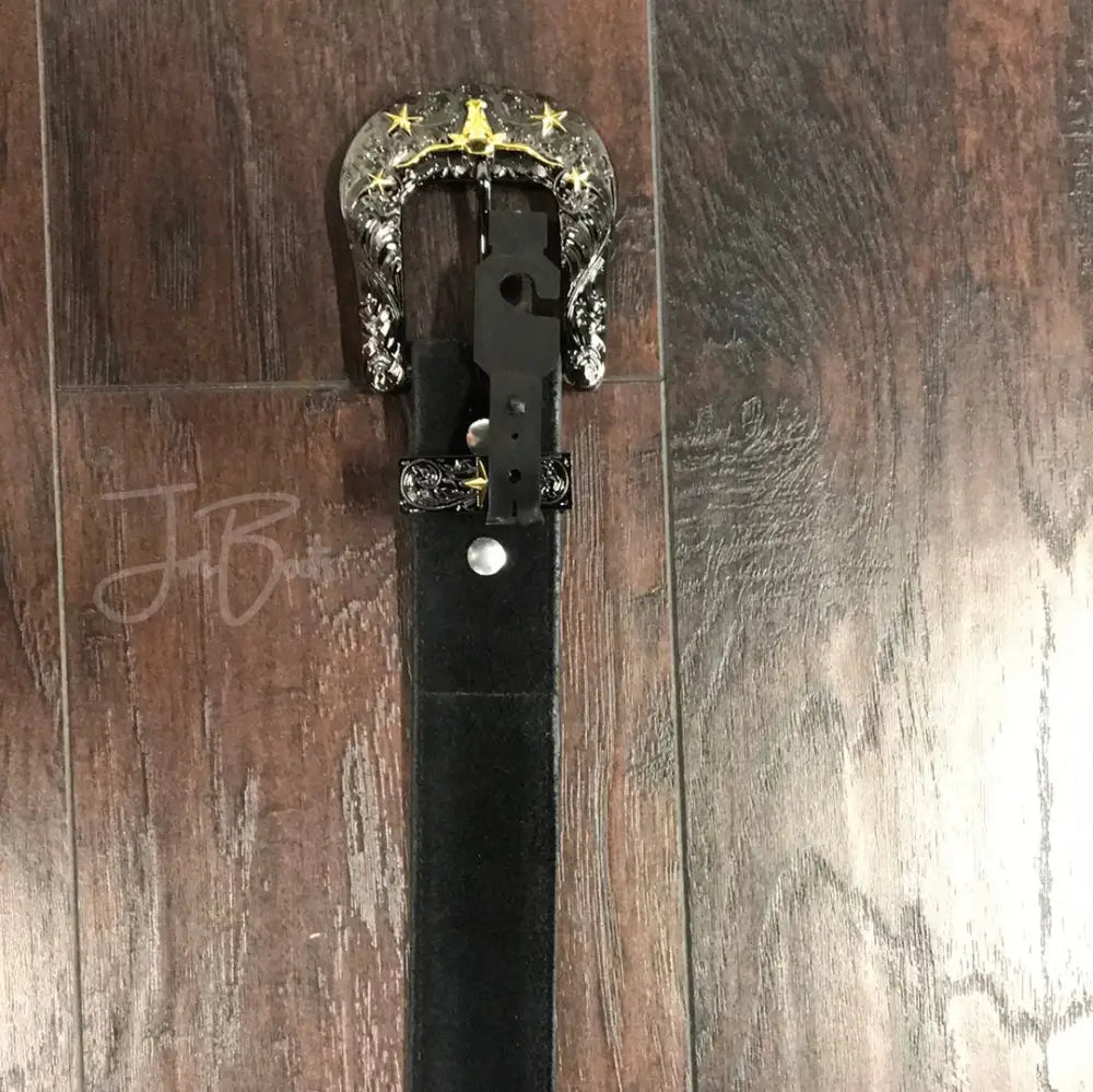 Belt Roughout Black 1 1/2”- Sz 40