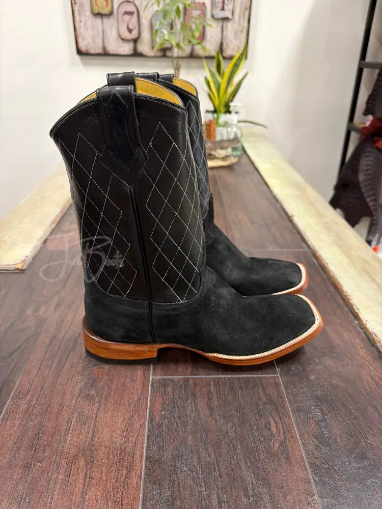 Black Roughout - Boots