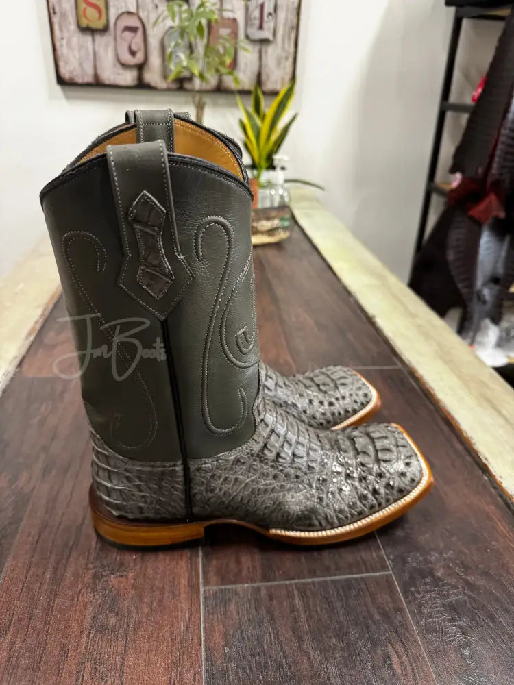 Caiman hornback- Grey - 10 EE - Boots
