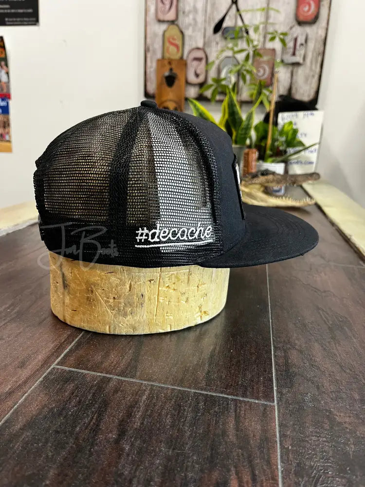 JM Signature Black- Python Patch Hats