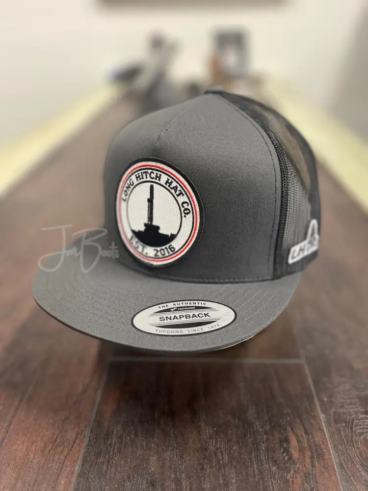 LHH Circle Patch-Charcoal - Hats