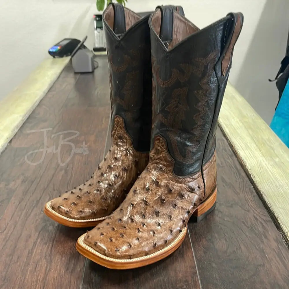 Os -Kango Tobacco double stitch - 7.5EEE - Boots