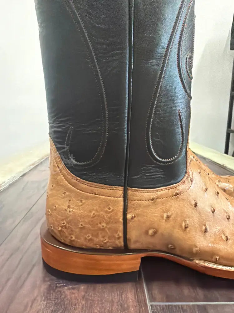 Ostrich- Dark Brown Bruciato - 9 EE - Boots