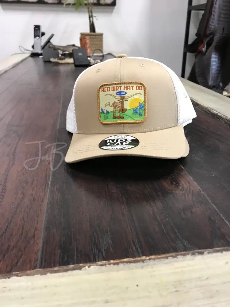 Red Dirt HC-LLJ Longhorn(kids) - Hats