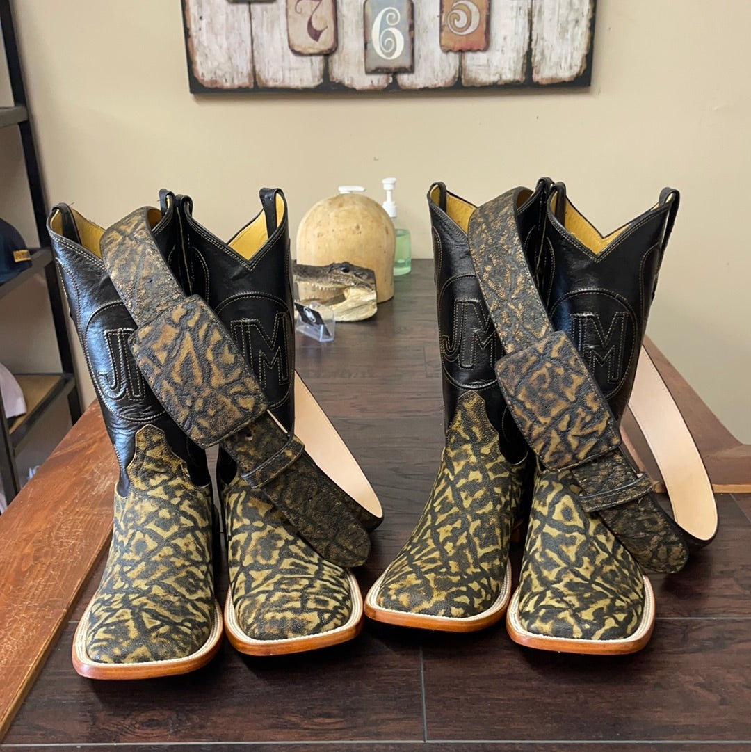 Black and yellow ELP, belt included