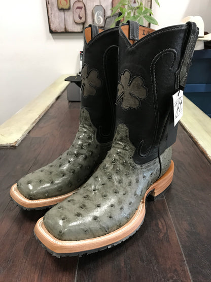 Ostrich Gray Steel Toe