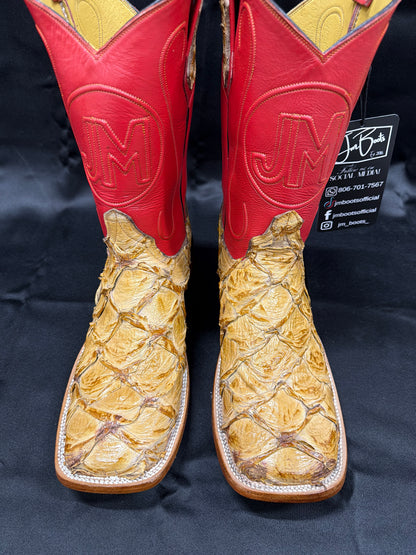 Fish boots antique saddle