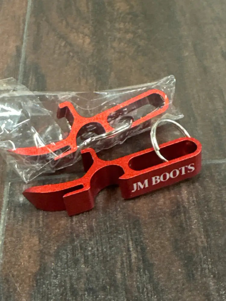 3-in-1 bottle opener keychain - 2 Red