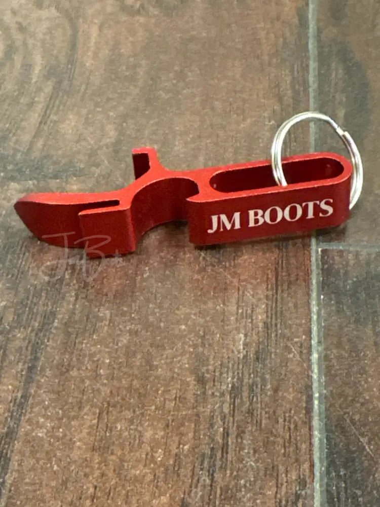 3-in-1 bottle opener keychain - 1 Red