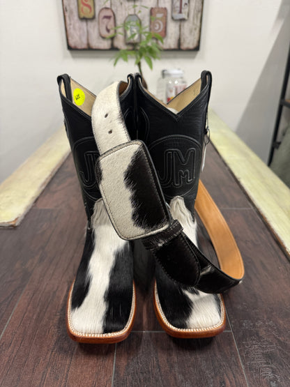 6EE Cowhide Boot and Belt Bundle