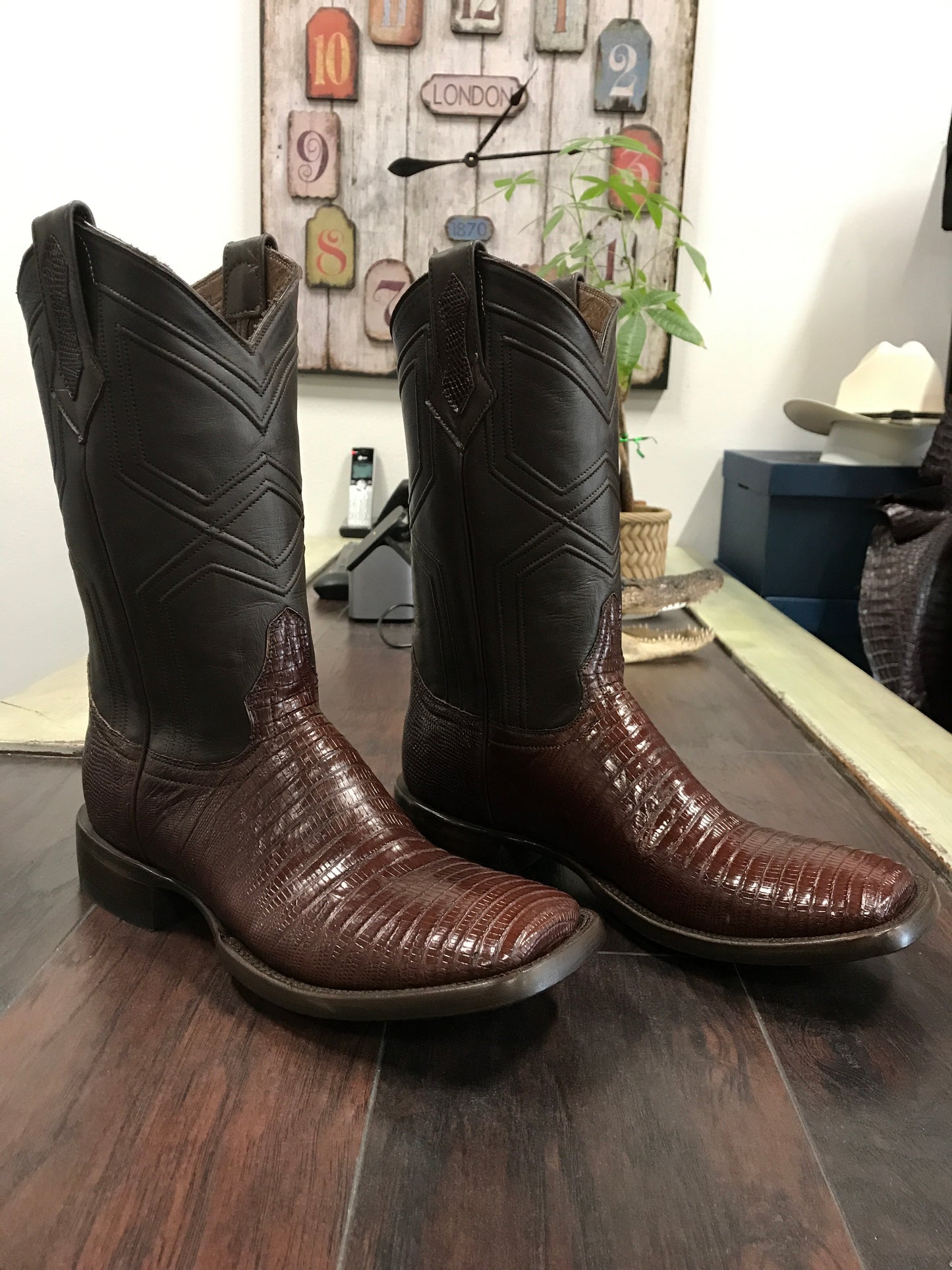 Lizard- Chocolate Brown