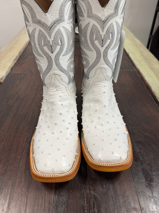White Ostrich Hybrid Sole