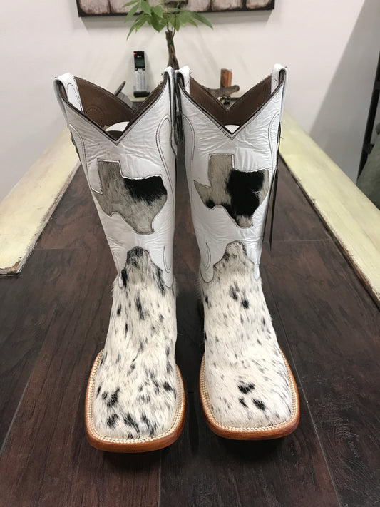 Cowhide-Bl/wh  Sz 6.5EE