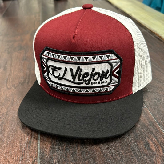 El Viejon-Azteca Black/Maroon/White