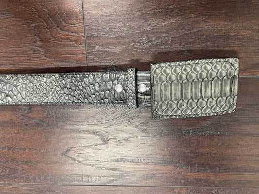 Belt Python Blue/Grey