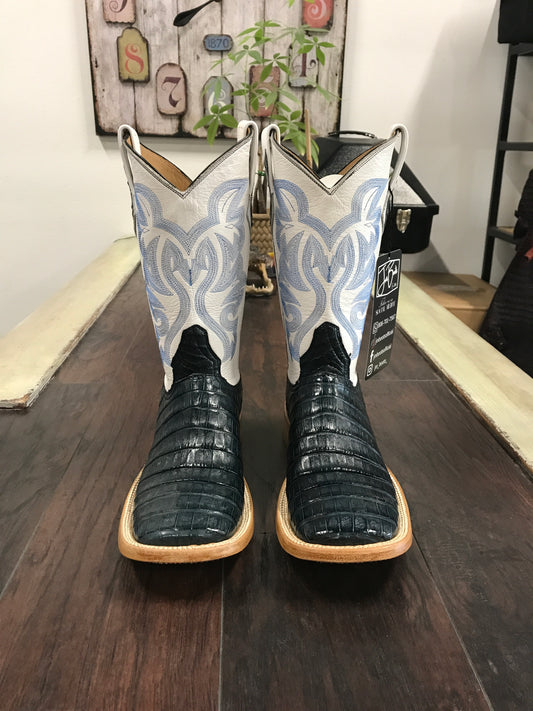 Caiman belly- Blue Jean