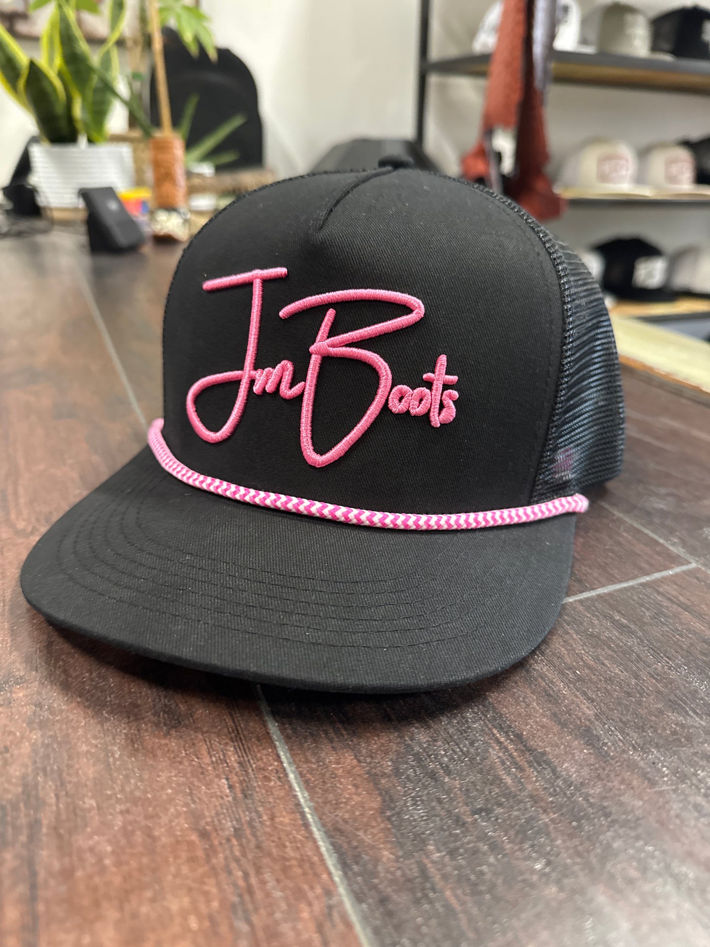 JM Pink 3D Signature Logo