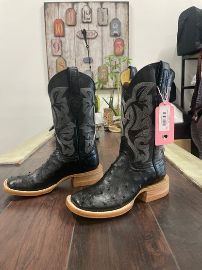 Ladies Ostrich Black