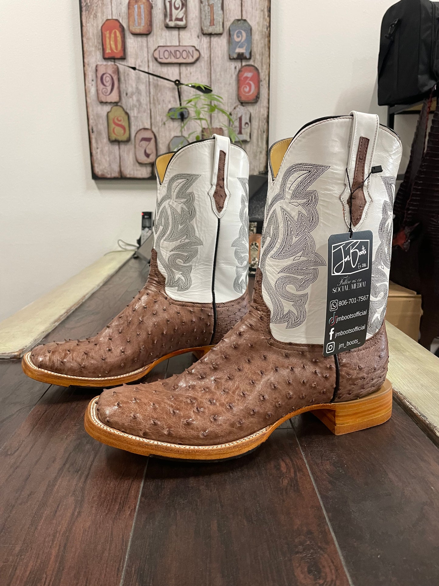 KTobacco Ostrich Hybrid Soled
