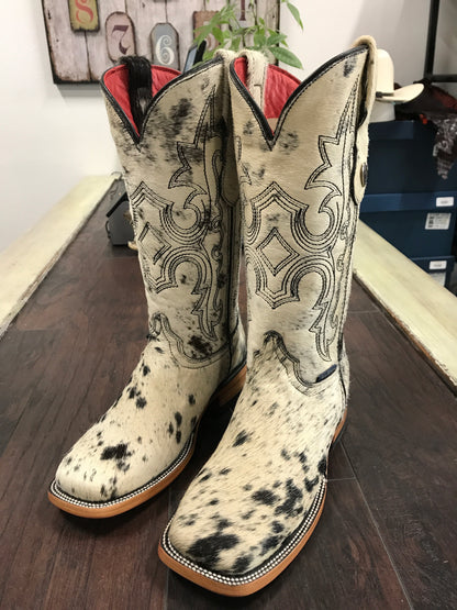 Ladies Rock’Em Cowhide Bl/Wh