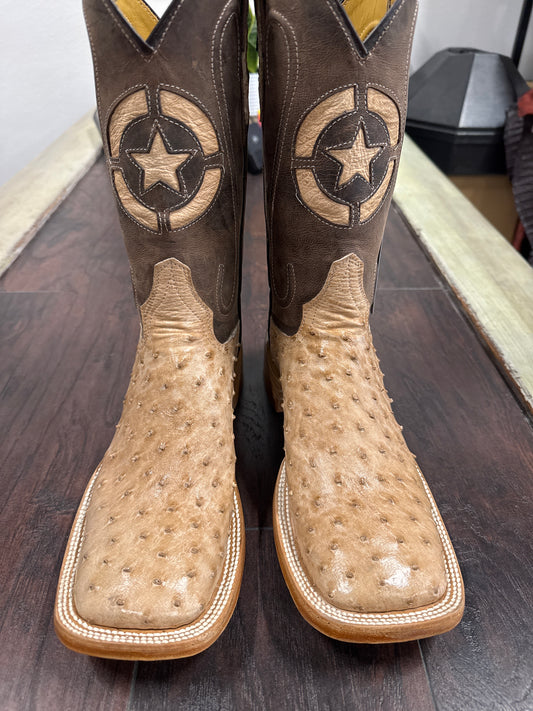 Ostrich - Tan vintage