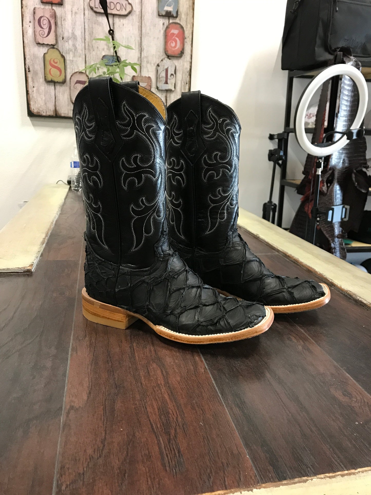 PRR Black Embroidered