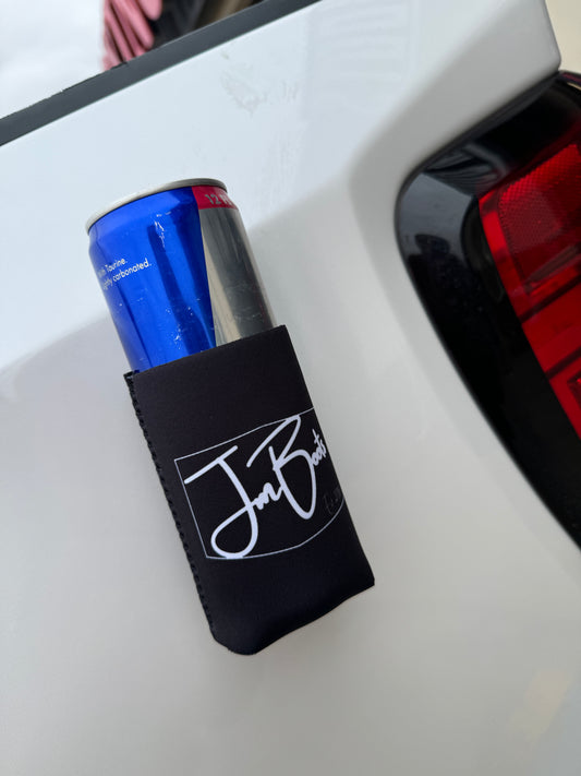 JM signature magnetic koozie