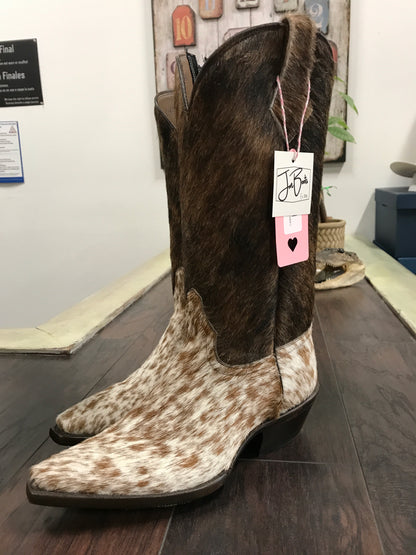 Ladies Cowhide br/wh
