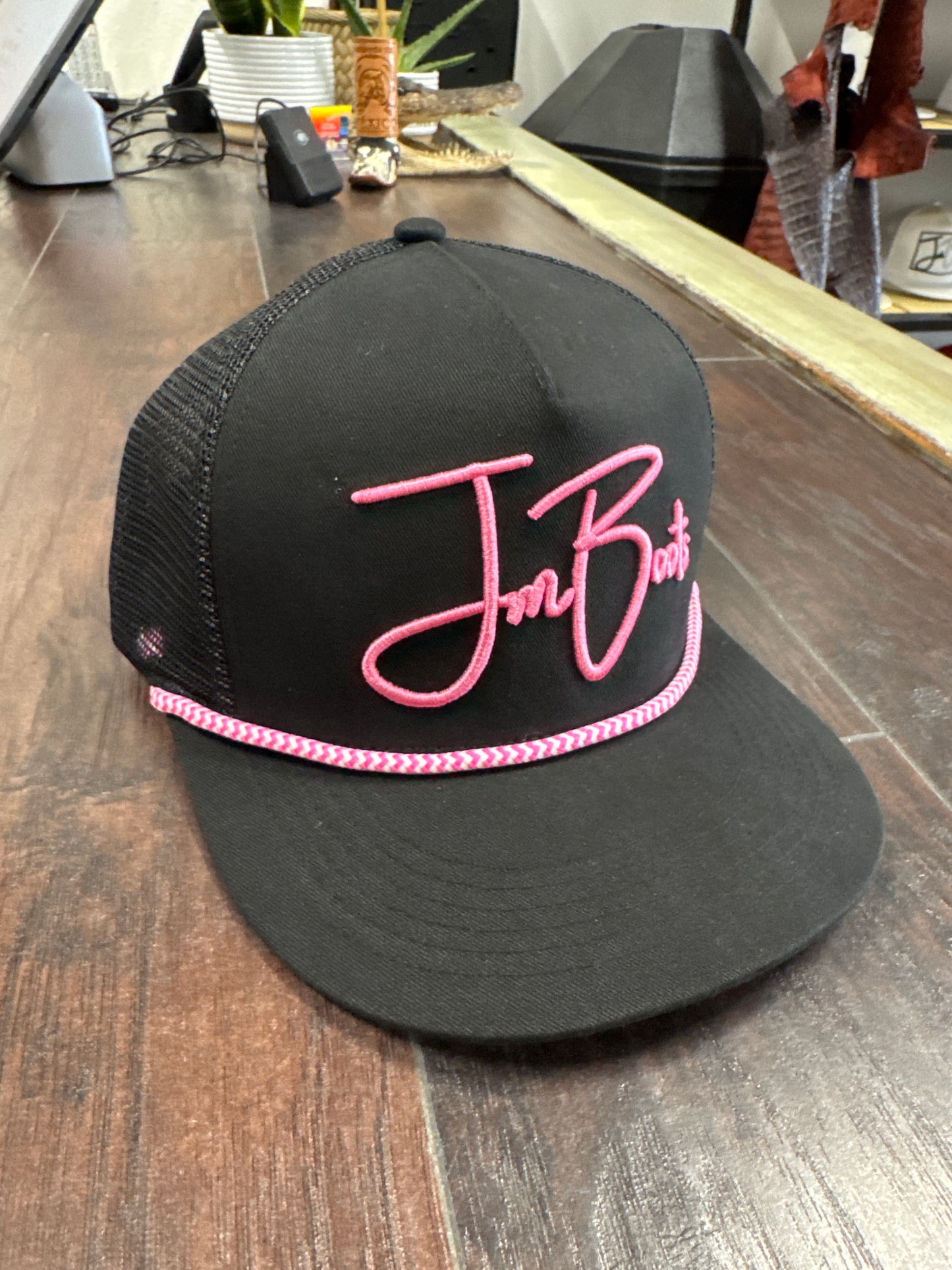 JM Pink 3D Signature Logo