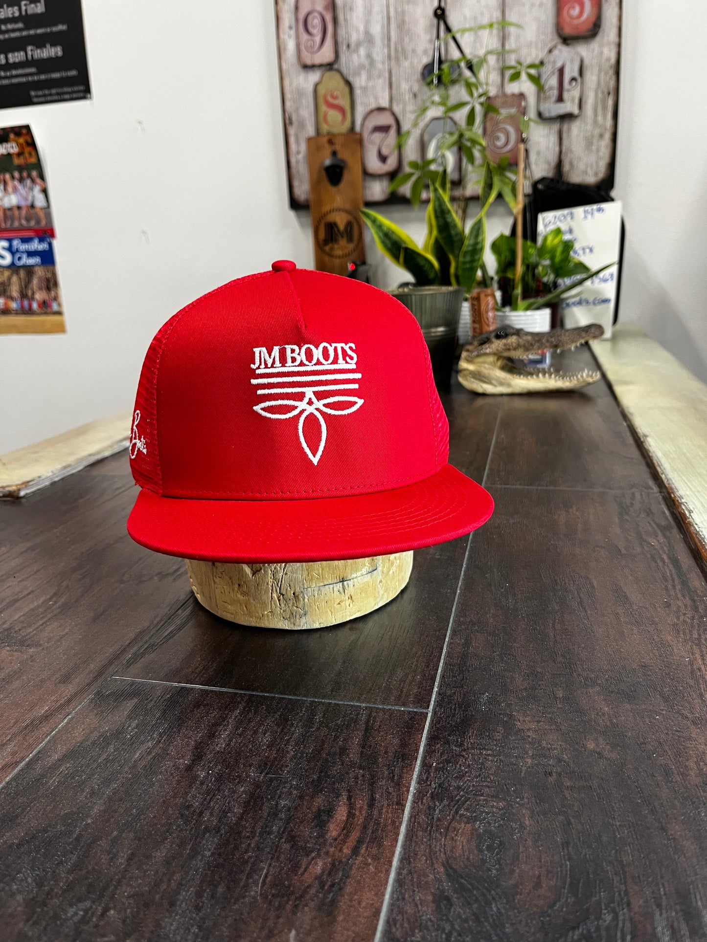 JM- Boot Wrinkle Red