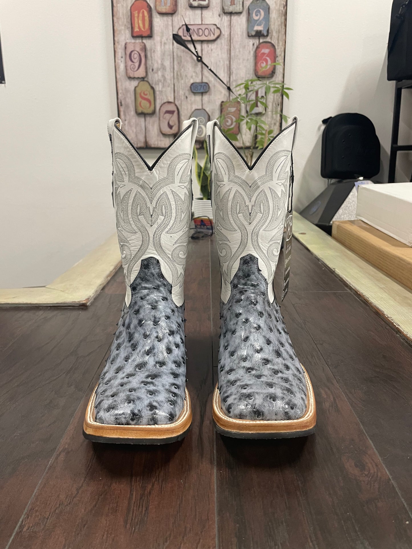 Ostrich- Black Rio Grande (Hybrid Sole)