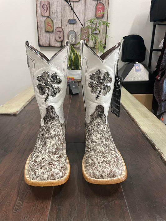 Cowhide- Brown and White