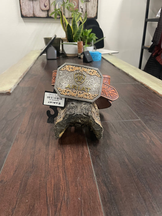 Ariat Floral Tooled Belt