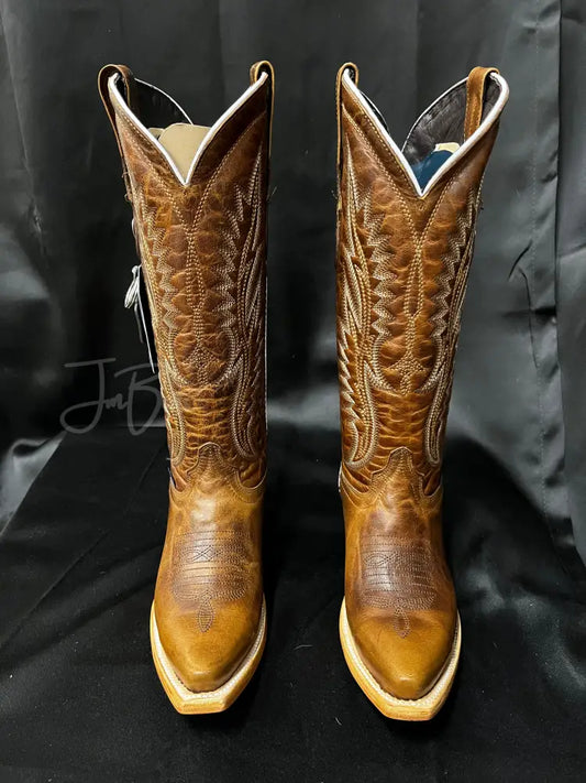 Abril Midi Honey Snip Toe - Cowboy boots