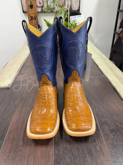 Alligator Belly- cognac - 9.5 EE