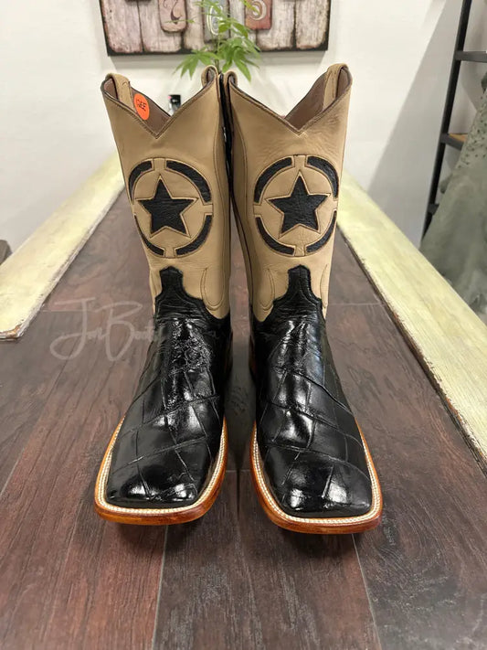 American Alligator-Black - 12 / EE - Boots
