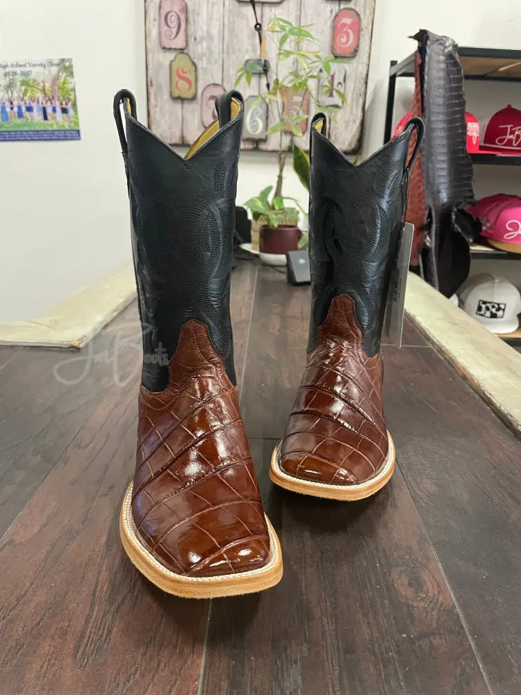 American Alligator-Brandy - 7 1/2 D - Boots
